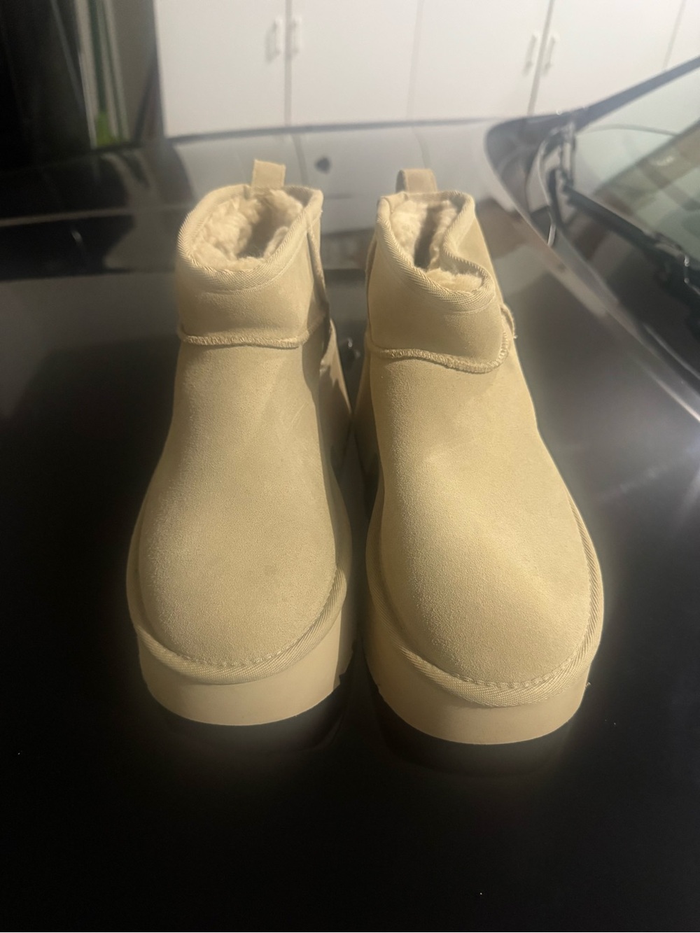 Women Uggs platform brats boots